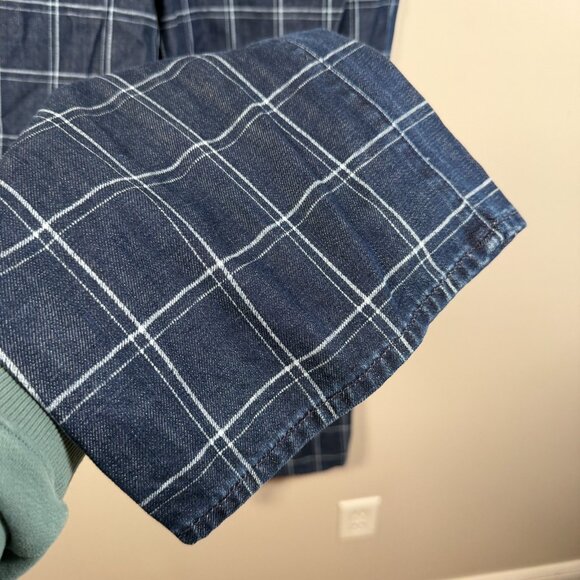 Madewell The Perfect Vintage Wide-Leg Jean in Windowpane Size 29 Retro Denim - Picture 7 of 12